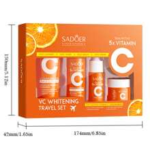 5X 维生素 C 美白旅行护肤套装 30g 美白亮肤洁面乳、30ml 爽肤水、10ml 精华液、15g 面霜美白保湿 4 件套 - 彩色 - 查看 11