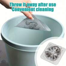 4pcs Disposable Floor Sink Strainer Filter Mesh Hair Catcher Stickers For Shower Kitchen Sink & Bathroom Drains Anti Clog Insect Proof Floor Drain Covers