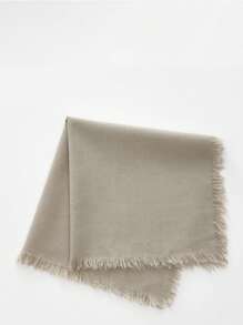 1PC Embroidered Personalized Linen Napkins Linen Dinner Napkins With Fringe Edge, Napkins Cloth Washable Perfect For Spring Holidays, Easter Day,Mother's Day Gifts - Multicolor - View 8