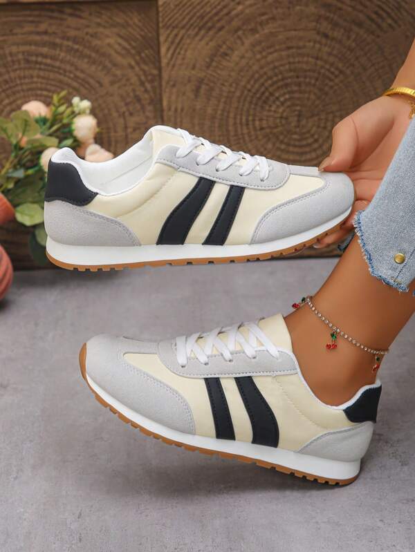 Vintage Thick Sole German Trainer Shoes For Women, 2025 New Breathable Forgiving Sneakers, Lightweight Casual Versatile Sports Rubber Sole Fashion