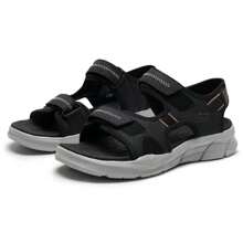 Skechers صنادل رياضية كاجوال للرجال، خفيفة الوزن وراحة الارتداء, صنادل / أحذية مريحة 237286-BLK