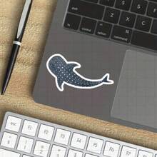 3-Inch "Shark Sticker - Bold And Fun Vinyl Sticker For Laptops, Notebooks, Water Bottles, Study Desks, Personal Spaces, And Ocean Lovers | Great For Ocean Enthusiasts, Students, Animal Lovers, And Explorers | Perfect Gift For Friends, Family, And Colleagues | Animal Sticker For Ocean, Sharks, Fun Expression, And Adventure" - 3inch/7.62cm - View 7