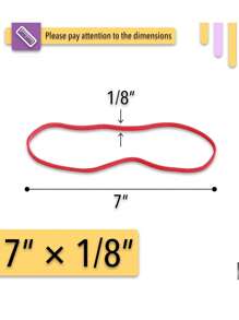 40PCS/100PCS Large Rubber Band Long Rubber Band Morandi Color Various Colors Heavy Duty Rubber Band High Quality Rubber Band Office Supplies Large Rubber Band Suitable For Homes, Kitchens And Offices Back To School