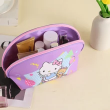1PC KT Cat, Melody, Multifunctional Cosmetic Organizer, Cosmetic Bag, Makeup Organizer, Portable Toiletry Bag, Skincare Pouch, Large Capacity Makeup Bag, Cute Handbag Wallet Pouch Case, Travel Makeup Bag