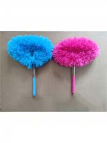 12ft Extendable Microfiber Feather Duster, Blue Color, Long Handle, Dustproof, Reusable, Machine Washable, Easy Cleaning - Multicolor - View 10