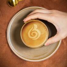 1pc 优质陶瓷杯,田园风格咖啡杯,风格厚陶瓷浓缩咖啡杯,创意陶瓷礼品,沙漠骆驼水杯,节日咖啡杯/茶杯,时尚办公室/家用早餐杯 Back To School Back To School - 彩色 - 查看 5