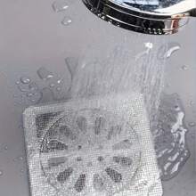 4pcs Disposable Floor Sink Strainer Filter Mesh Hair Catcher Stickers For Shower Kitchen Sink & Bathroom Drains Anti Clog Insect Proof Floor Drain Covers