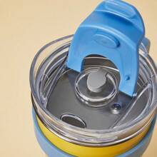 Miniso 1pc 1600ml/54.11oz Minions Series Jumbo Capacity Straw Tumbler, Cute Cartoon Portable Daily Cup - Yellow - View 4