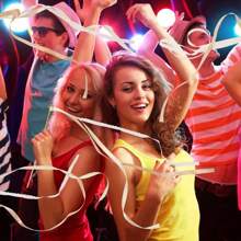 20pcs Ribbon Wands With Lace Ribbons And Bell ,Wedding Birthday Party Decoration ,Carnival Celebration Photography Props - Multicolor - View 5