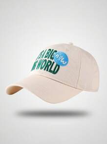 Embroidered Letter Soft Crown Baseball Cap, Lightweight Breathable Adjustable, Suitable For Travel & Daily Wear - A - View 11