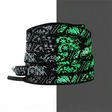 1 Cặp Dây Giày Lốm Phát Sáng Trong Bóng Tối, Dây Giày Thiết Kế Unisex Cho Giày Thể Thao, Giày Thường, Giày Thể Thao Thường Ngày, Giày Thể Thao Chunky Và Nhiều Loại Khác - Nhiều màu - Xem 5