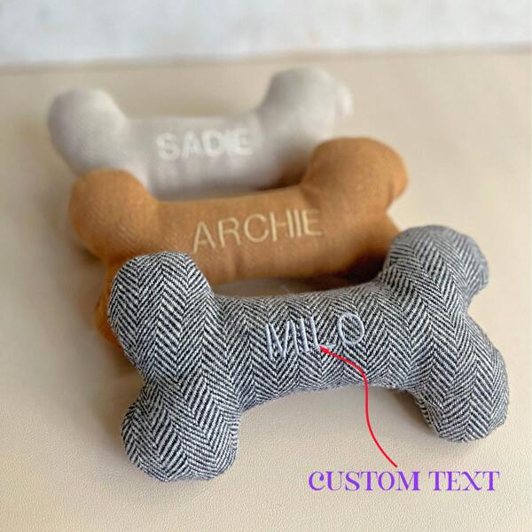 1 Piece Personalized Puppy Gift, Personalized Puppy Birthday Gift, Durable Pet Toy, Personalized Pet Gift Ornamental,Engraved Stylish,Fashion,Colorful,Vintage,Cute,Contracted,Cuties Custom,Unique,Customized,Personalized Pet For Anniversaries,For Birthdays,Vacay Vibes