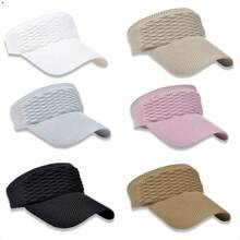 KIT 2 Viseiras Femininas Elástica Moda Verão Esportiva Tecido Confortável Proteção Rosto Sport