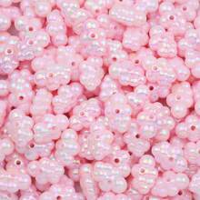 10pcs Acrylic Cloud Shaped Beads, For DIY Crafts, Keychain And Phone Strap Accessories