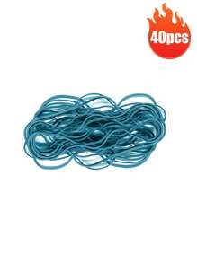 40PCS/100PCS Large Rubber Band Long Rubber Band Morandi Color Various Colors Heavy Duty Rubber Band High Quality Rubber Band Office Supplies Large Rubber Band Suitable For Homes, Kitchens And Offices Back To School