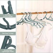 Travel Hangers Portable Foldable Hangers Cruise Ship Essentials Non-Slip Foldable Space Saving Clothes Drying Rack For Travel Cruise Business Trip Suitcase Dormitory School Hotel