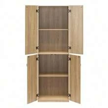 72 Inch 4 Door Storage Cabinet, Home Storage Cabinet