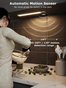 Rectangle Soft Light Sensor Lamp, Wall Shaped Light, Interior Decoration Lamp, LED Light, Multi-Color Sensor Light, Strip Light, Cabinet Light, Sensor Light, LED Sensor Light, Motion Sensor Light