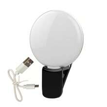 Portable Rechargeable USB Camera Clip Photography Video Mobile Phone LED Ring Selfie Light,Camera Light