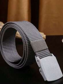 1-3 piezas Cinturones de cintura para niños, Cinturones con hebilla automática unisex, Diseño minimalista de moda, Adecuado para uso diario y decoración