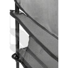 Set de 2 Sillas Plegable para Camping, Pesca, Playa y Actividades al Aire Libre – Silla Resistente con Reposabrazos, Portavasos y Bolsa Lateral de Malla – Estructura de Acero Duradera con Base Antideslizante y Resistente al Desgaste – Tejido Oxford 600D Impermeable y Transpirable – Capacidad de Carga hasta 110 kg – Ligera, Portátil y Fácil de Transportar con Bolsa de Transporte Incluida