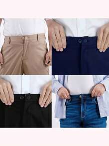 1/3/5 Stück universelle Gürtel-Verlängerung, Hosen-Knopf-Verlängerung, Knopf-Verlängerung für Frauen & Männer - ohne Nähen