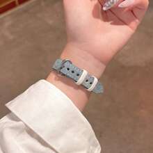 Summer Denim Waist Strap Compatible With 38/40/41/42/44/45/46/49mm Apple Watch Strap Apple Watch Strap Apple Watch Strap Ultra/S10/9/8/7/6/5/4/3/2/1