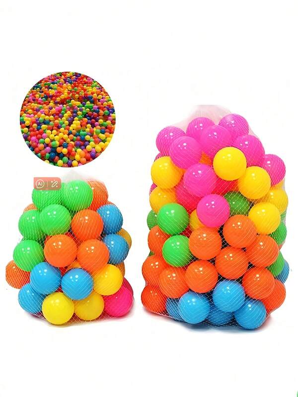 100 Stücke bunte verstärkte Ozeanball Pool Bälle für Kinder, Party Dekorations Zubehör