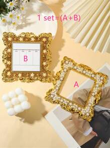 1pc Piece Of ABS Faux Faux Pearl Switch Sticker, Imitation Dirt And Dust Switch Protective Cover, Wall Decoration, Halloween Decoration, Classroom Decoration,Stickers,Wall Decal, Vinyl Decal For Home Decorations,Spring Decoration Items Refresh Your Home,Rama Decoration Stickers - Multicolor - View 18