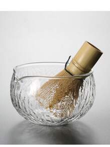 1PC (400ml/13.5oz) Modern High-Quality Glass Hammer Grain Transparent Matcha Bowl, Matcha Bowl, Tea Distribution Bowl, Fair Bowl, Glass Bowl, Cold Brewing Tea Bowl, Tea Bowl, Resistant To High Temperature Difference, Easy To Clean, Handmade, Japanese Matcha Green Tea Ceremony Tea Bowl, Thickened Dry Brewing Bowl, Large Glass Salad Juice Bowl Back To School - Multicolor - View 12