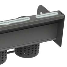 YUNRUX Wall Shelf Kitchen Shelf Gastro Shelf Wall Shelf With Spice Shelf Stainless Steel