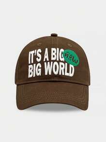 Embroidered Letter Soft Crown Baseball Cap, Lightweight Breathable Adjustable, Suitable For Travel & Daily Wear - A - View 2