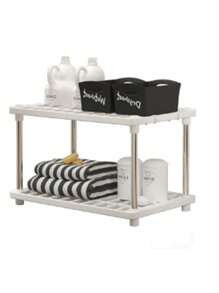 2/4-Storey Multifunctional Storage Rack, Large And Thick Storage Rack, Layered Storage, Large Capacity Saves Space, Stable And Easy To Install, Suitable For Kitchen, Bathroom, Bedroom, Office, Garage | Open Shelves And Enclosed Cabinets, Bathroom Storage Parts And Storage Space Saving Design,Shelves, Organize Shelves