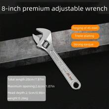 8-inch en 12-inch verstelbare sleutels, meerdelige set