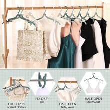 Travel Hangers Portable Foldable Hangers Cruise Ship Essentials Non-Slip Foldable Space Saving Clothes Drying Rack For Travel Cruise Business Trip Suitcase Dormitory School Hotel