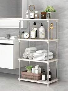 2/4-Storey Multifunctional Storage Rack, Large And Thick Storage Rack, Layered Storage, Large Capacity Saves Space, Stable And Easy To Install, Suitable For Kitchen, Bathroom, Bedroom, Office, Garage | Open Shelves And Enclosed Cabinets, Bathroom Storage Parts And Storage Space Saving Design,Shelves, Organize Shelves