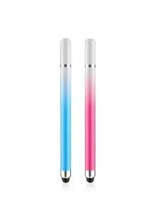 High Precision Silicone Round Disc Tip 2-In-1 Stylus Pen For Phone & Tablet, Capacitive Stylus Pen Compatible With Apple IPad, Tablet, Drawing, Painting, Writing