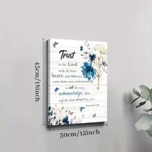 Christian Wall Art Christian Scriptures Pictures Wall Decor Bible Verse Religious Canvas Prints Trust in Lord Painting Modern Artwork Home Decorati - Multicolor - Ver 7