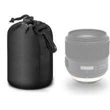 Thick Neoprene Lens Pouch Protective Sleeve Set For DSLR Camera Lens - Sizes: Small, Medium, Large, X-Large