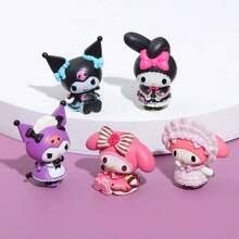 Sanrio 1pc Kuromi, Melody, Sanrio Cartoon Character Figure, Random Style Car Decor