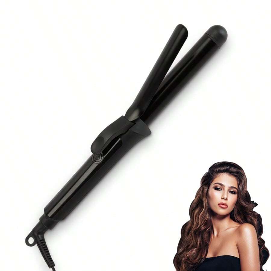 1 Inch Curling Iron Tourmaline Ceramic 1 Inch Barrel Produces Classic Curls – For Use On Short, Medium, And Long Hair With Dual Voltage - US A Type Plug(110-127V) - View 1