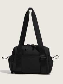 New Fashion Classic Wild Solid Color, Large Capacity And Multiple Pockets, Drawstring Opening And Closing Design, Weekend Bags, Fitness Bags, Lightweight And Portable Shoulder Bags, Storage Bags, Luggage Bags And Travel Bags Are Suitable For Outdoor Travel And Short Trips. Go Out For Exercise And Fitness Storage And Use. Bag For School School Accessories School Stuff