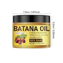 Buy One Get One Free 4.3oz Batana Hair Oil, Pure Honduran Batana Fruit Extract Vegetable Oil, Helps To Strengthen Hair Roots, Eliminate Split Ends, Long-Lasting Anti-Frizz, Light And Non-Greasy Texture, Nourishes Hair, Improves Curls, Makes Hair Thicker, Tougher And Healthier. Unisex