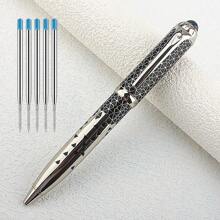 扭转金属圆珠笔，高级成人办公圆珠笔可伸缩旋转金属滚珠笔 - 308148 - 查看 6