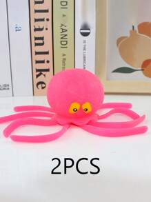 吸盘章鱼捏捏趣味玩具沐浴夏日章鱼吸盘减压排气。章鱼水球，橡胶沐浴玩具，耐磨，感官压力缓解泳池漂浮玩具可爱袋装填充物泳池玩具橡胶沐浴玩具，章鱼泳池潜水玩具。