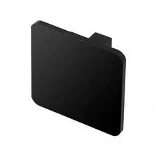 10PCS Matte Black Aluminum Door Handle For Kitchen Cupboard Drawer Square Design - Black - View 10