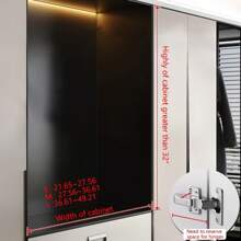 Barra de armario de fácil bajada - Barra de armario montada lateralmente ajustable para colgar ropa, fácil de tomar y guardar la ropa, ancho ajustable: 55 cm ~ 70 cm