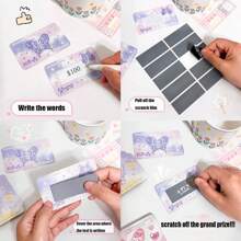 20 张刮刮卡、派对刮刮游戏卡、彩票抽奖道具、派对互动抽奖券，适合生日、婚礼、节日和其他聚会