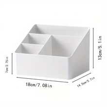 1 Stück Aufbewahrungsbox für den Desktop für Wohnzimmer oder Büro, kann für Unordnung, Fernbedienungen und Kosmetik verwendet werden, leicht aufzuräumen im Studentenwohnheim