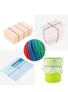 40PCS/100PCS Large Rubber Band Long Rubber Band Morandi Color Various Colors Heavy Duty Rubber Band High Quality Rubber Band Office Supplies Large Rubber Band Suitable For Homes, Kitchens And Offices Back To School